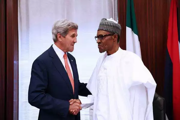 Why US will support Buhari’s anti-corruption fight – John Kerry